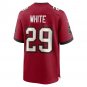Men's Rachaad White Red Tampa Bay Buccaneers Game Player Jersey