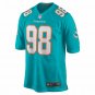 Men's Raekwon Davis Aqua Miami Dolphins Game Jersey