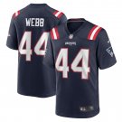 Men's Raleigh Webb Navy New England Patriots Home Game Player Jersey