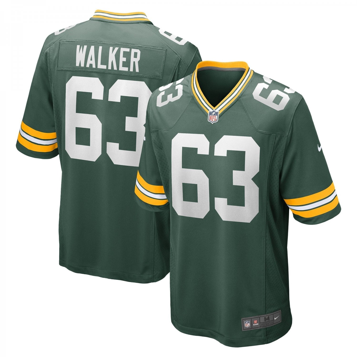 Men's Rasheed Walker Green Green Bay Packers Game Player Jersey