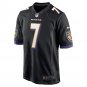 Men's Rashod Bateman Black Baltimore Ravens Game Player Jersey