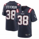 Men's Rhamondre Stevenson Navy New England Patriots Game Jersey
