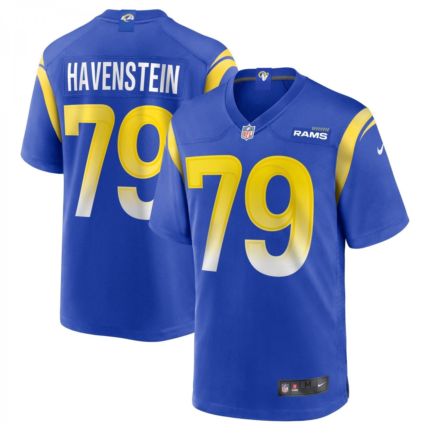 Men's Rob Havenstein Royal Los Angeles Rams Game Jersey