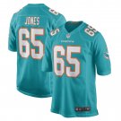 Men's Robert Jones Aqua Miami Dolphins Game Jersey