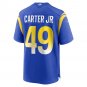 Men's Roger Carter Jr. Royal Los Angeles Rams Game Player Jersey