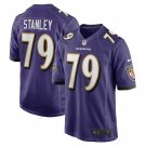 Men's Ronnie Stanley Purple Baltimore Ravens Game Jersey