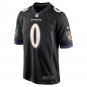 Men's Roquan Smith Black Baltimore Ravens Team Game Jersey