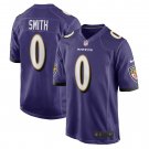 Men's Roquan Smith Purple Baltimore Ravens Team Game Jersey