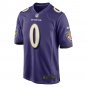 Men's Roquan Smith Purple Baltimore Ravens Team Game Jersey