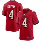 Men's Ryan Griffin Red Tampa Bay Buccaneers Game Jersey