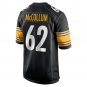 Men's Ryan McCollum Black Pittsburgh Steelers Game Player Jersey
