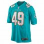Men's Sam Eguavoen Aqua Miami Dolphins Game Jersey