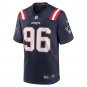 Men's Sam Roberts Navy New England Patriots Game Player Jersey