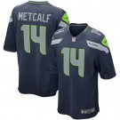 Men's Seattle Seahawks DK Metcalf College Navy Game Player Jersey