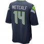 Men's Seattle Seahawks DK Metcalf College Navy Game Player Jersey