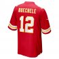 Men's Shane Buechele Red Kansas City Chiefs Game Player Jersey