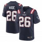 Men's Shaun Wade Navy New England Patriots Game Jersey
