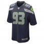 Men's Shelby Harris College Navy Seattle Seahawks Game Player Jersey