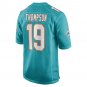Men's Skylar Thompson Aqua Miami Dolphins Game Player Jersey