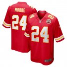 Men's Skyy Moore Red Kansas City Chiefs Game Player Jersey