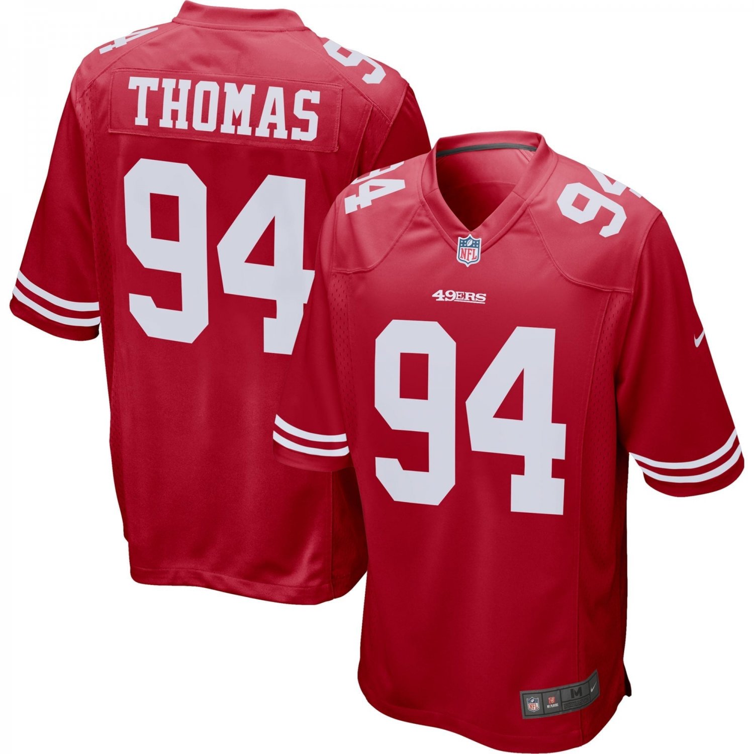 Men's Solomon Thomas Scarlet San Francisco 49ers Player Game Jersey