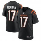 Men's Stanley Morgan Black Cincinnati Bengals Player Game Jersey