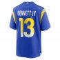 Men's Stetson Bennett Royal Los Angeles Rams Team Game Jersey