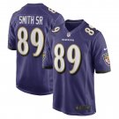 Men's Steve Smith Sr. Purple Baltimore Ravens Retired Player Game Jersey