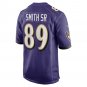Men's Steve Smith Sr. Purple Baltimore Ravens Retired Player Game Jersey