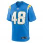 Men's Stone Smartt Powder Blue Los Angeles Chargers Game Player Jersey