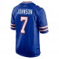 Men's Taron Johnson Royal Buffalo Bills Game Jersey