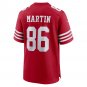 Men's Tay Martin Scarlet San Francisco 49ers Home Game Player Jersey