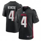 Men's Taylor Heinicke Black Atlanta Falcons Game Player Jersey