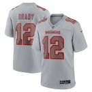 Men's Tom Brady Gray Tampa Bay Buccaneers Atmosphere Fashion Game Jersey