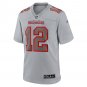 Men's Tom Brady Gray Tampa Bay Buccaneers Atmosphere Fashion Game Jersey