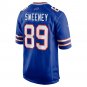 Men's Tommy Sweeney Royal Buffalo Bills Game Player Jersey