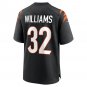 Men's Trayveon Williams Black Cincinnati Bengals Game Jersey