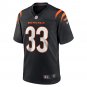 Men's Tre Flowers Black Cincinnati Bengals Game Jersey