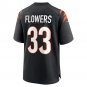 Men's Tre Flowers Black Cincinnati Bengals Game Jersey