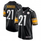 Men's Tre Norwood Black Pittsburgh Steelers Game Jersey