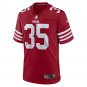 Men's Tre Swilling Scarlet San Francisco 49ers Team Game Jersey