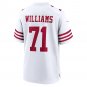 Men's Trent Williams White San Francisco 49ers Player Game Jersey
