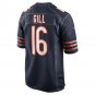 Men's Trenton Gill Navy Chicago Bears Game Player Jersey
