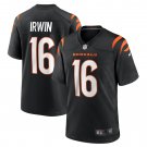 Men's Trenton Irwin Black Cincinnati Bengals Game Player Jersey