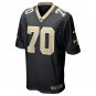 Men's Trevor Penning Black New Orleans Saints Game Player Jersey