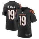 Men's Trevor Siemian Black Cincinnati Bengals Team Game Jersey