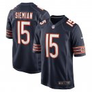 Men's Trevor Siemian Navy Chicago Bears Game Player Jersey