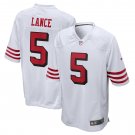 Men's Trey Lance White San Francisco 49ers Alternate Game Jersey