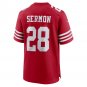 Men's Trey Sermon Scarlet San Francisco 49ers Player Game Jersey
