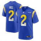 Men's Troy Hill Royal Los Angeles Rams Game Player Jersey